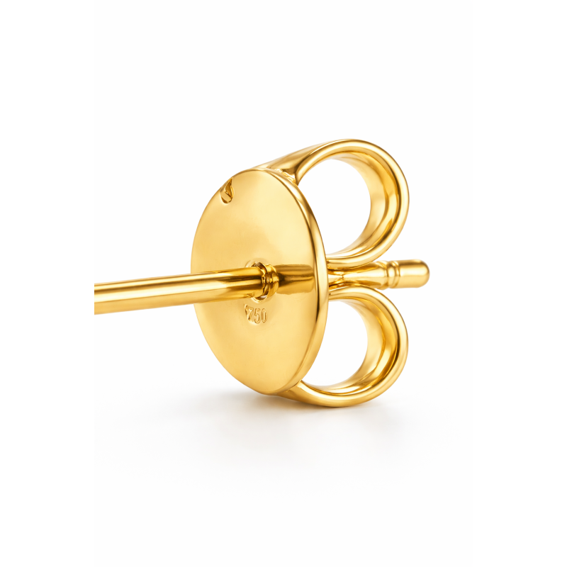 Brinco mini pérola banhado em ouro 18k