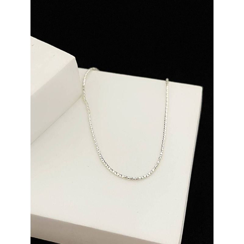 Colar coreana 45cm em prata 925